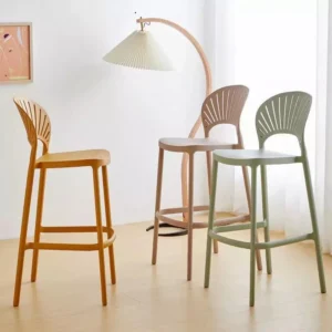 mobiliario-contract-taburete abanico apilable polipropileno amarillo 2